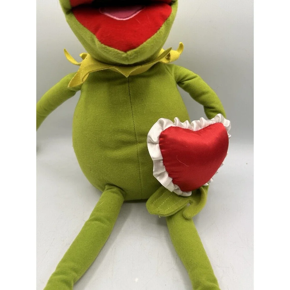 Disney Rare‎ Valentine's Kermit The Frog w/Red Heart Plush Just Play Plush 21